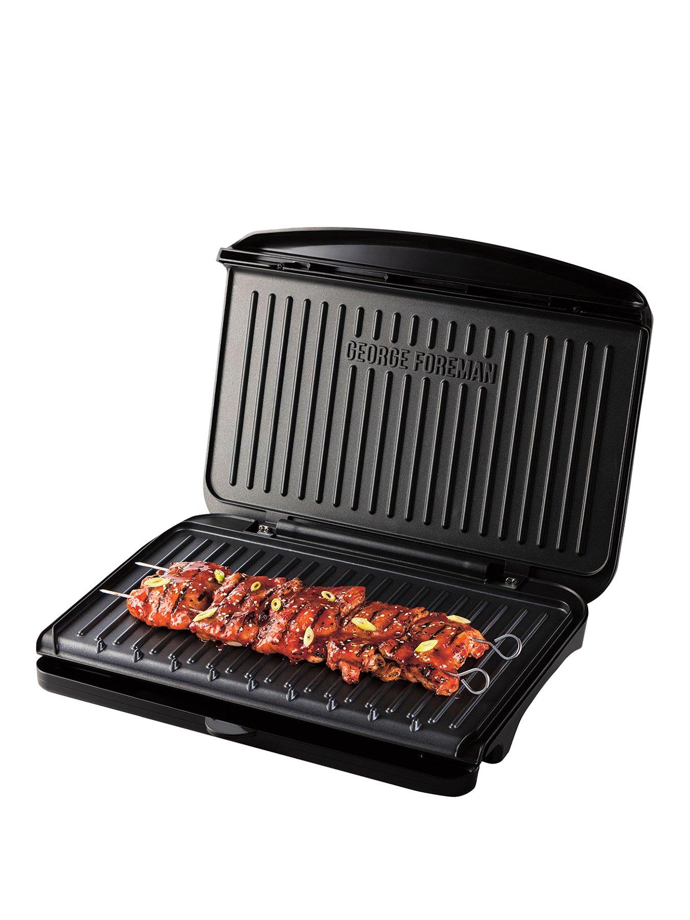 George Foreman Medium Fit Grill - Black thumbnail image