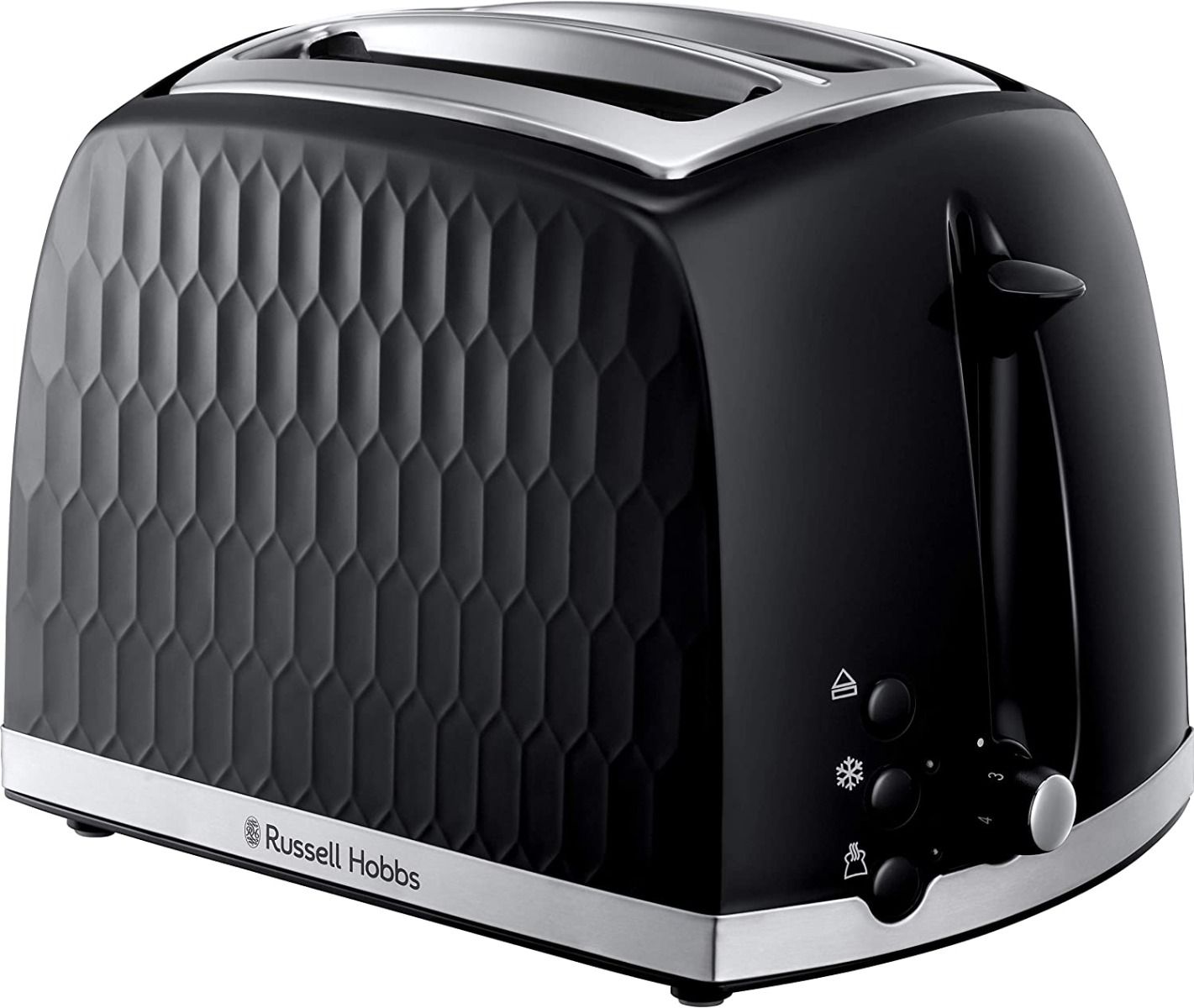 Russell Hobs Honeycomb 2 Slice Toaster - Black thumbnail image