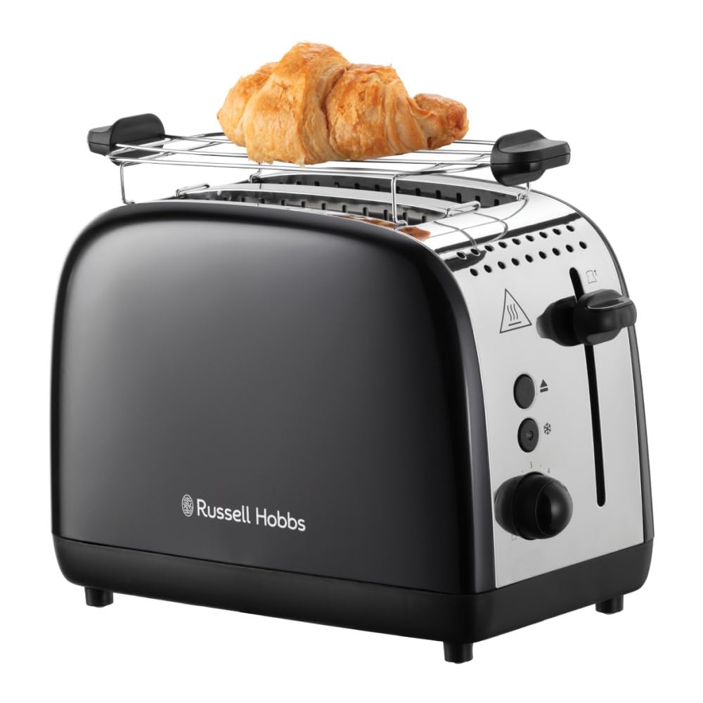 Russell Hobbs 2 Slice Toaster - Black & Stainless Steel thumbnail image