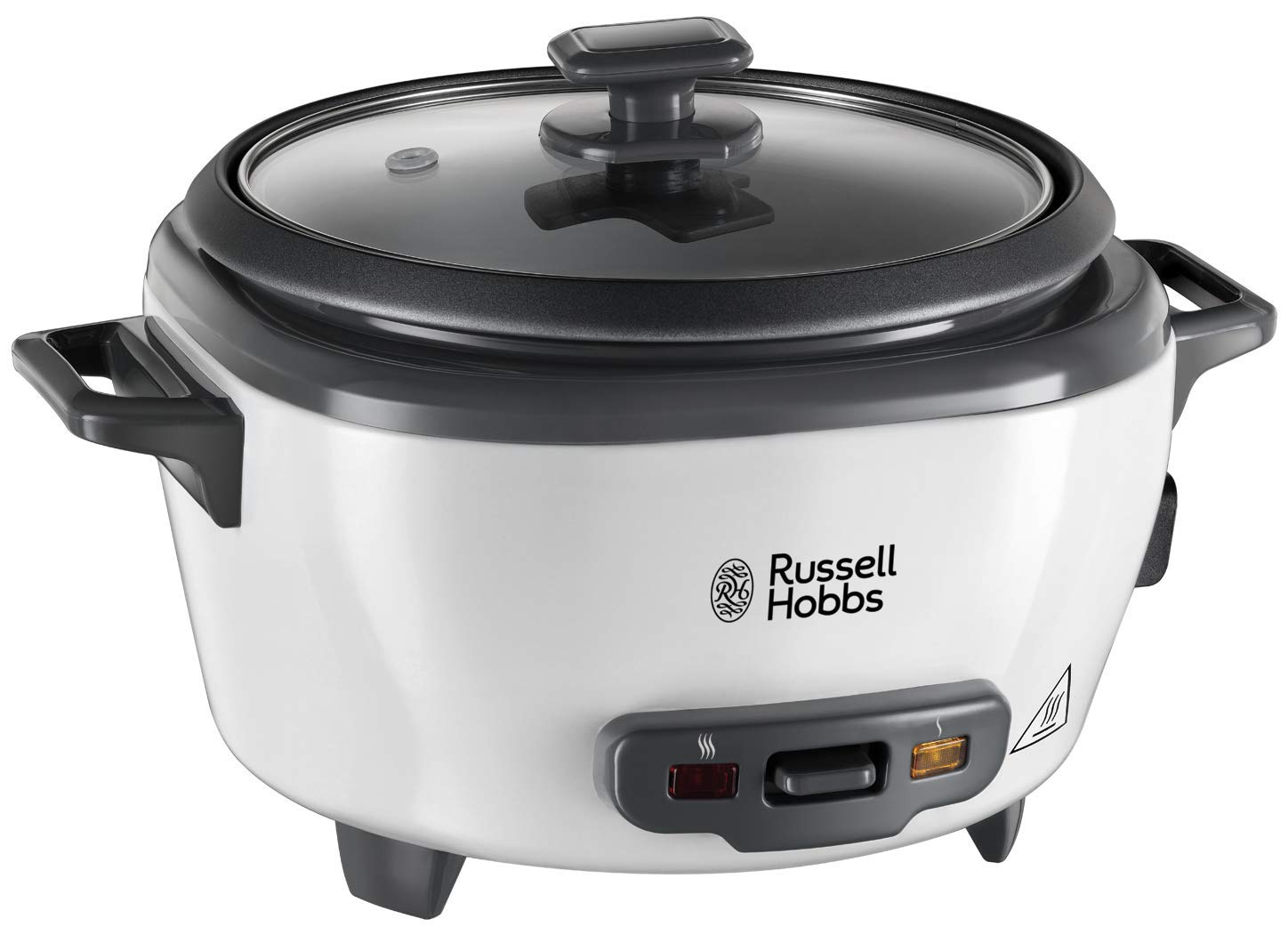 Russell Hobbs 0.8L Medium Rice Cooker 6-Cup Capacity - White thumbnail image