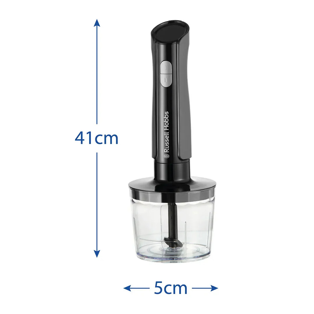 Russell Hobbs 3-in-1 Hand Mixer Electric Chopper - Black thumbnail image