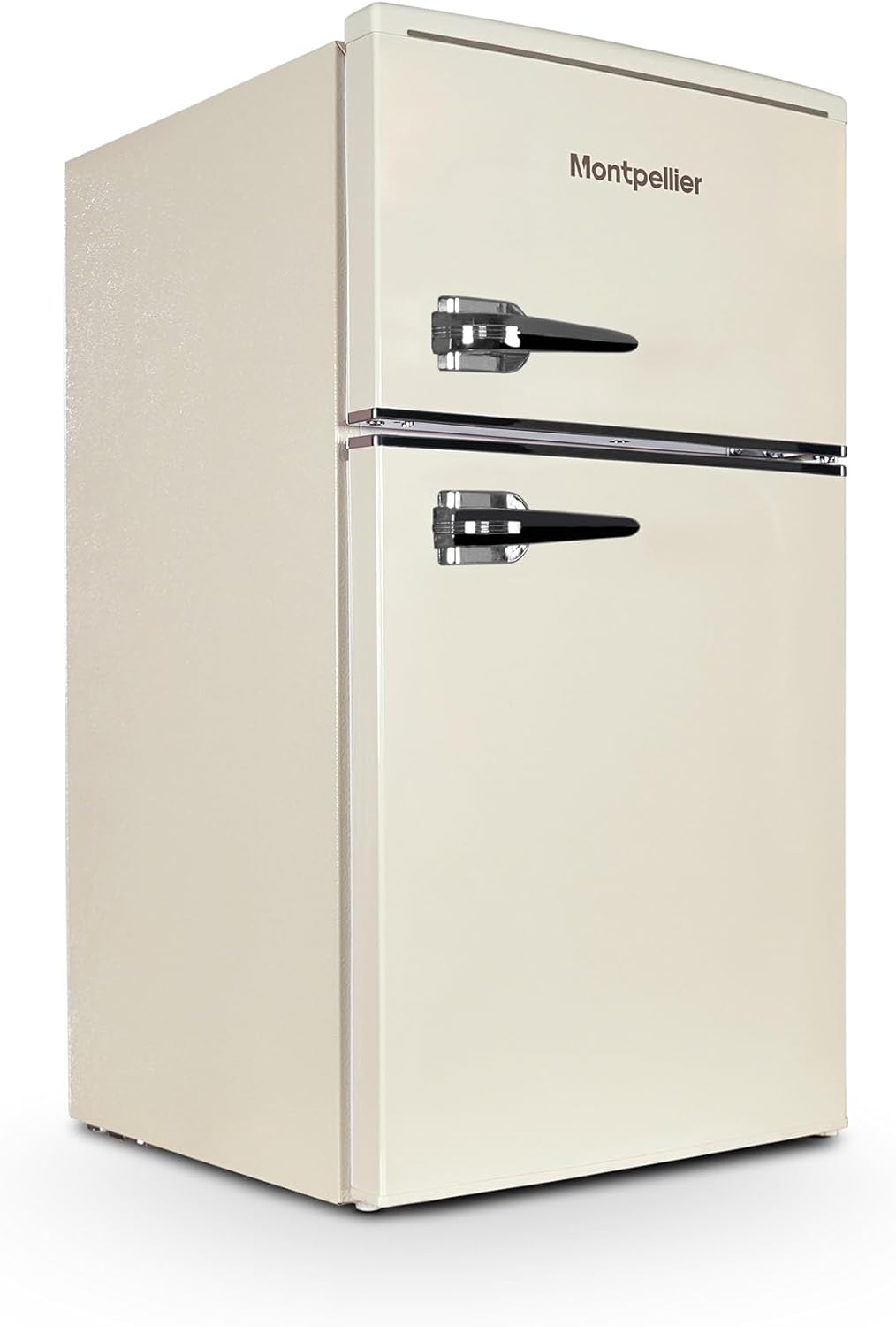Montpellier Undercounter Retro Style Fridge Freezer - Cream thumbnail image