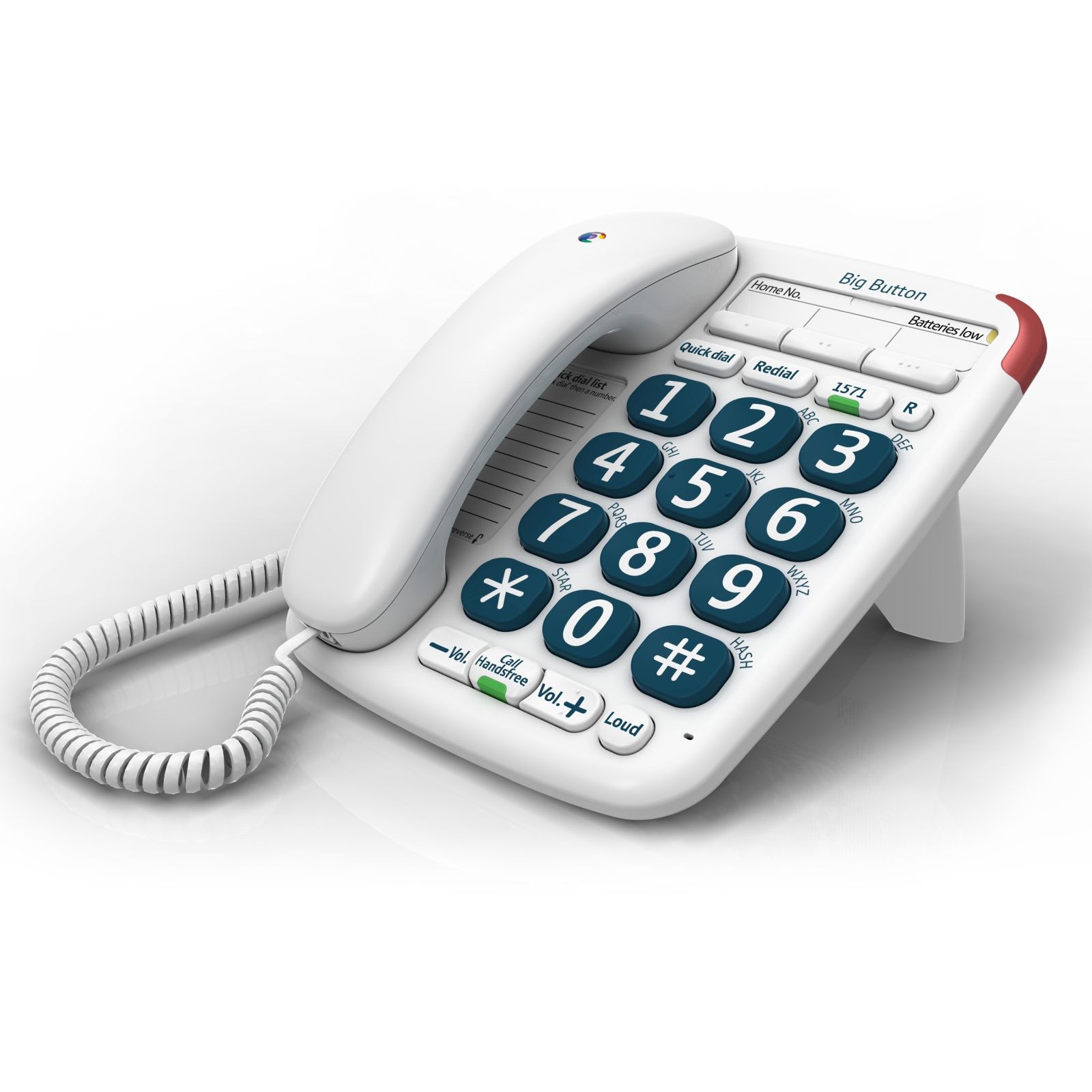 BT Corded Phone (white) thumbnail image
