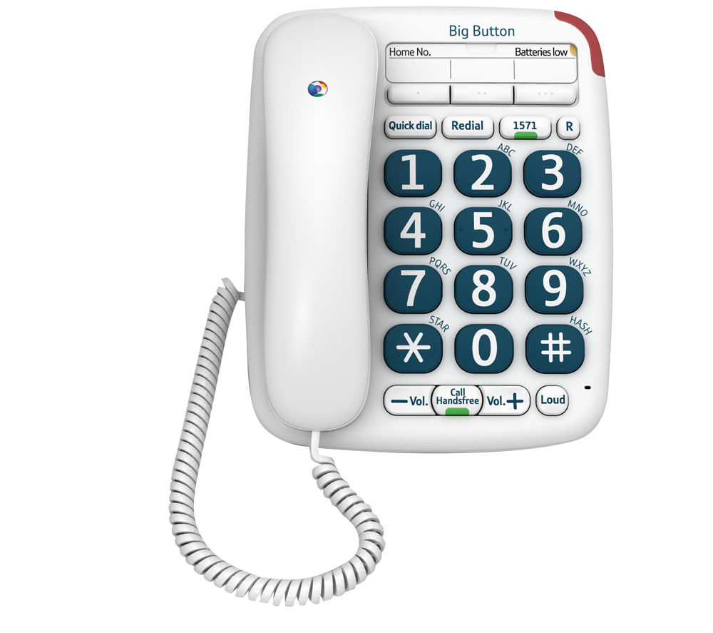 BT Corded Phone (white) thumbnail image