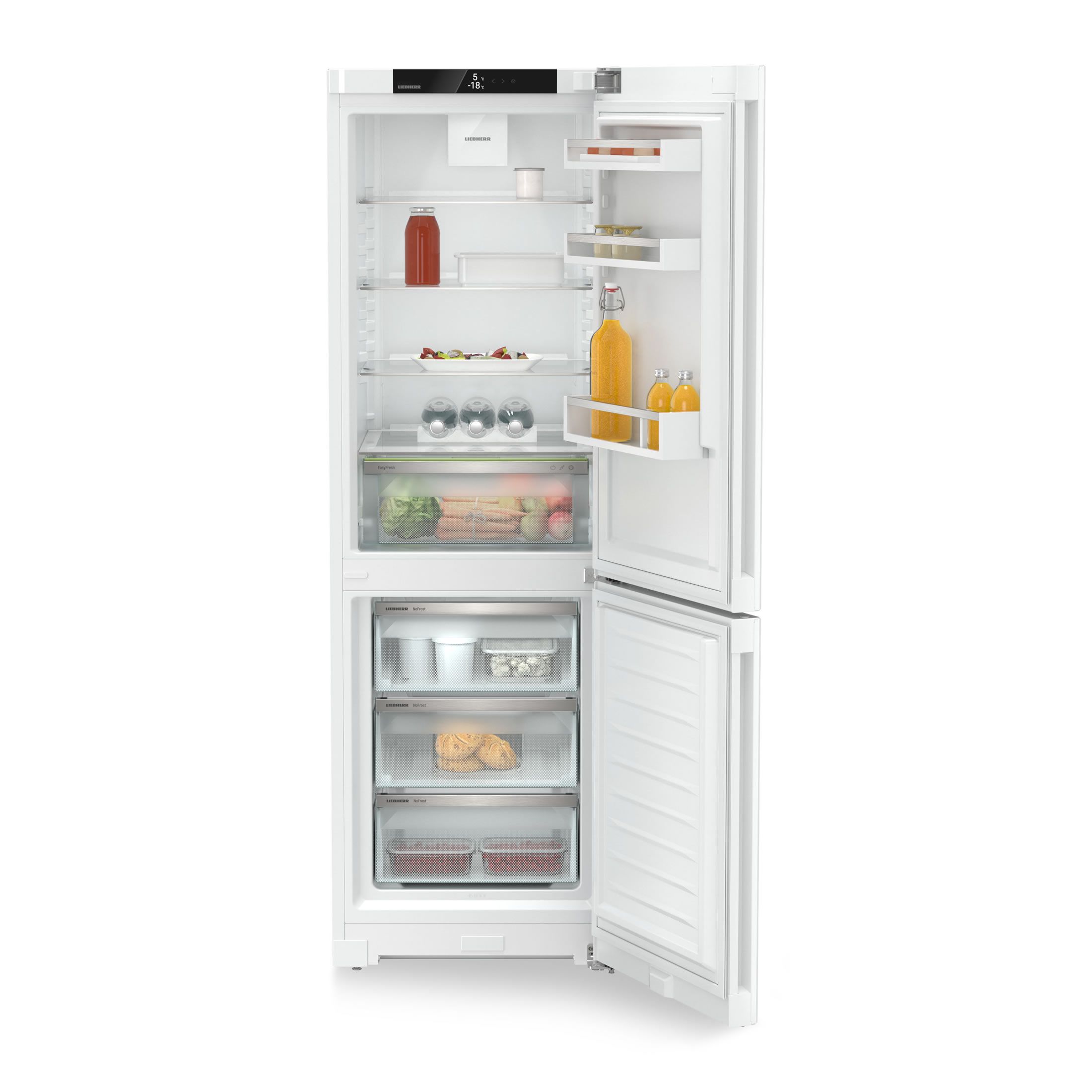 Liebherr 60cm Frost Free Fridge Freezer - White thumbnail image