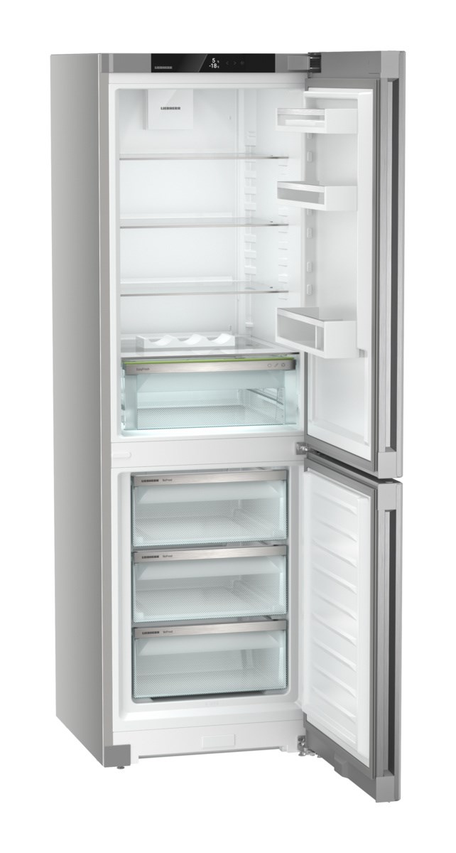 Liebherr 60cm Frost Free Fridge Freezer - Silver thumbnail image