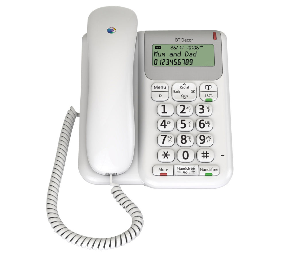 BT Corded Phone (white) thumbnail image