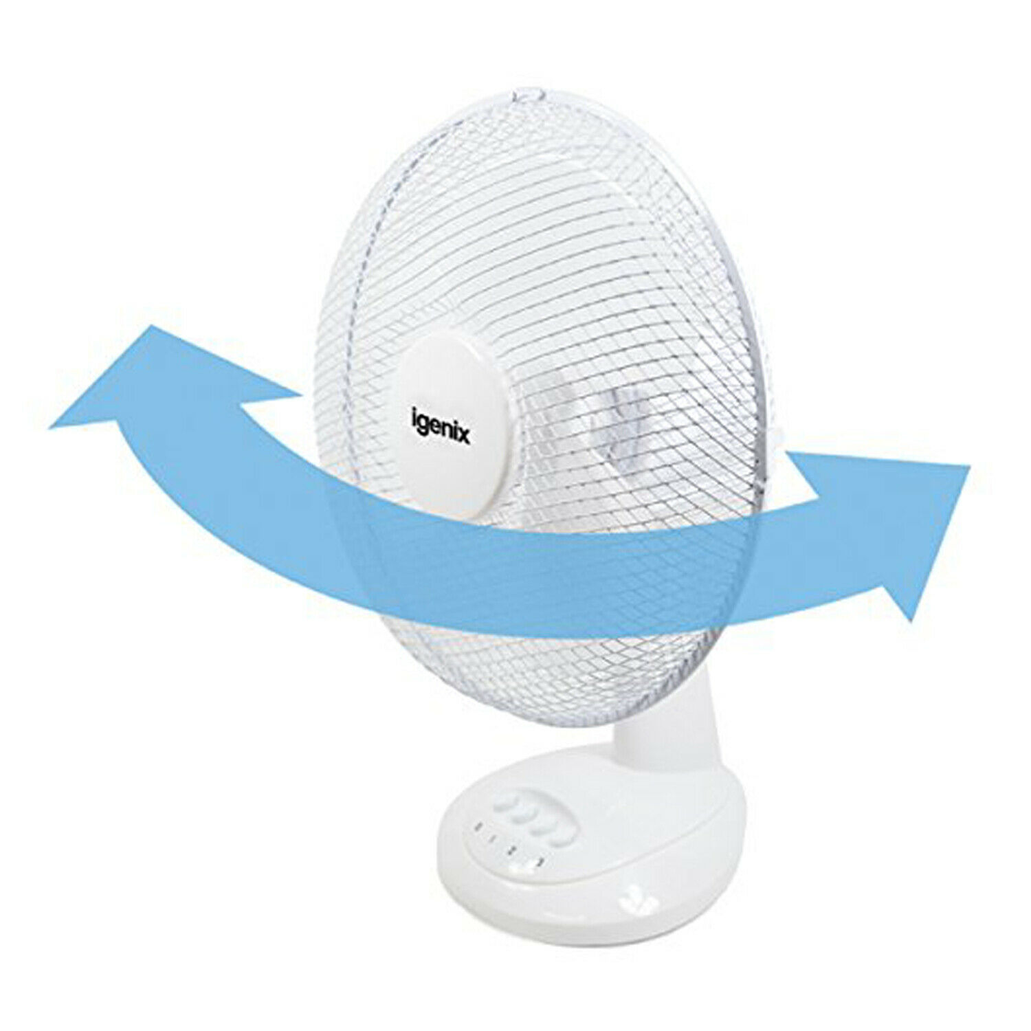 Igenix 12" Desk Fan (white) thumbnail image
