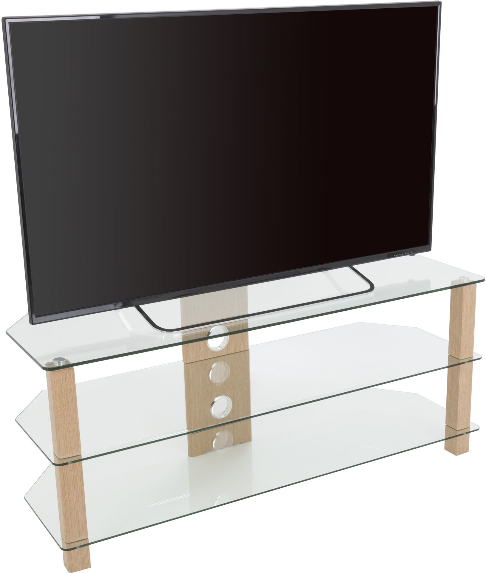 Upto 50" Tv (clear glass & oak) thumbnail image