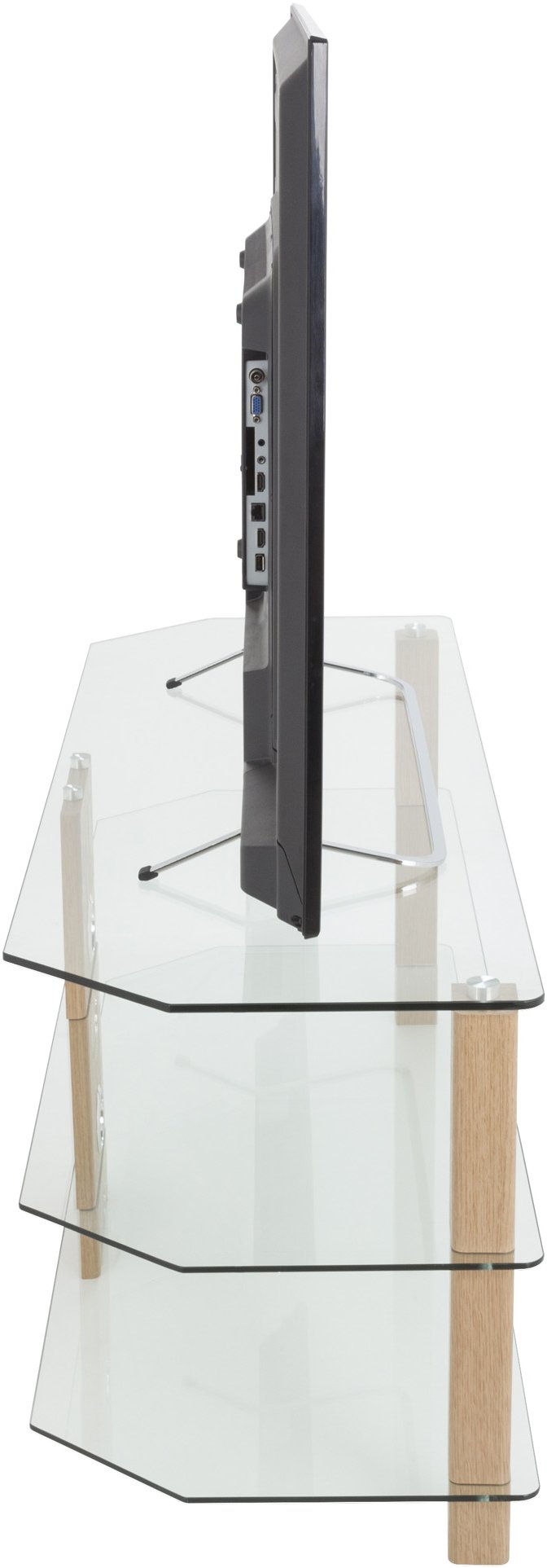 Upto 50" Tv (clear glass & oak) thumbnail image