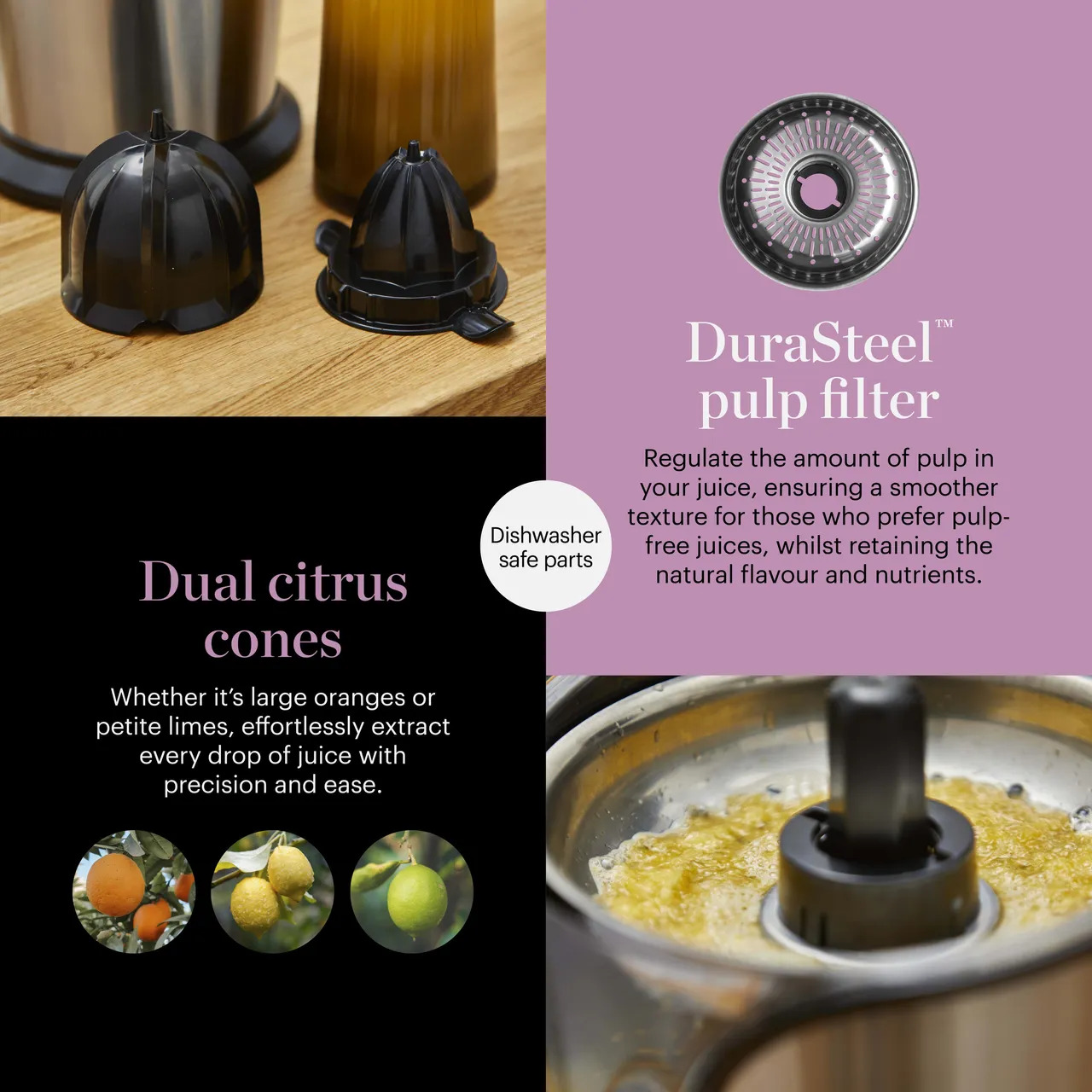 Tower Citrus Juicer - Stainless Steel thumbnail image