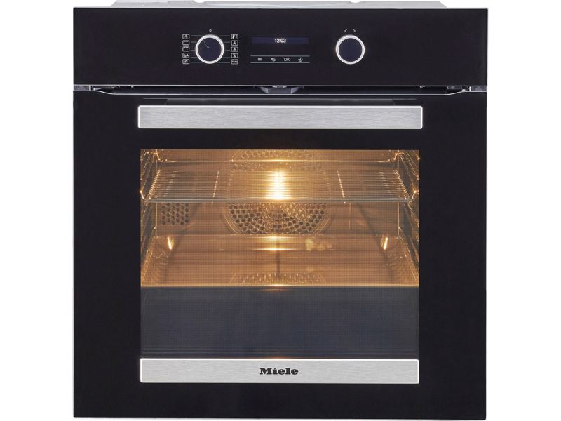 Miele Single Oven With Pyrolytic Cleaning - Black thumbnail image