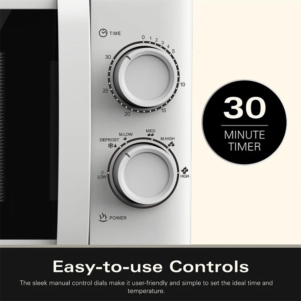 Hamilton Beach 700w 20 Ltr Microwave - White thumbnail image