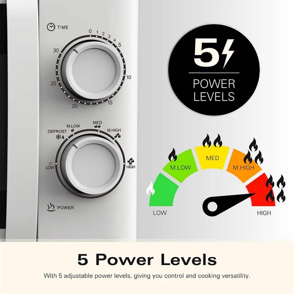 Hamilton Beach 700w 20 Ltr Microwave - White thumbnail image