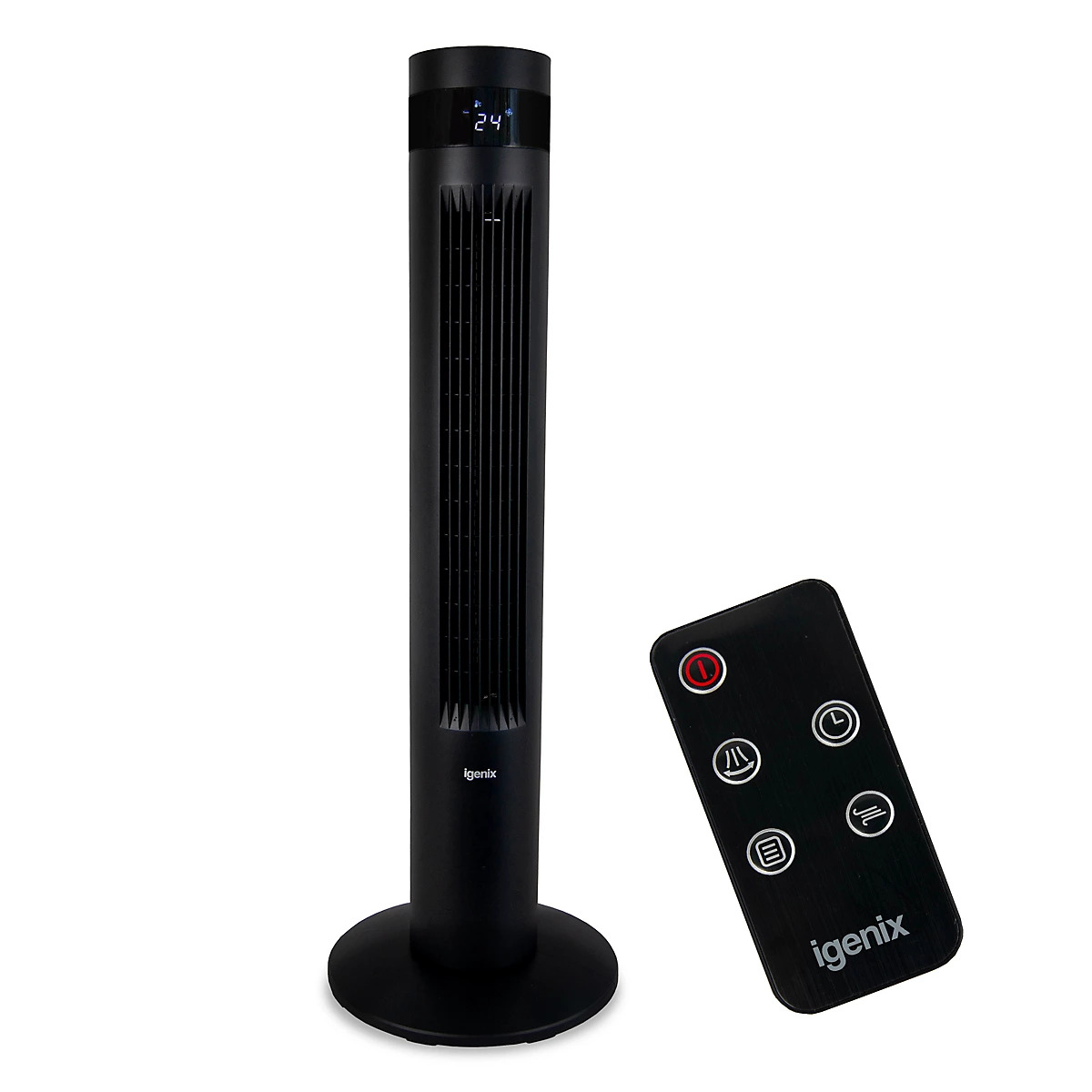 Igenix 43" Tower Fan - Digital - Black thumbnail image