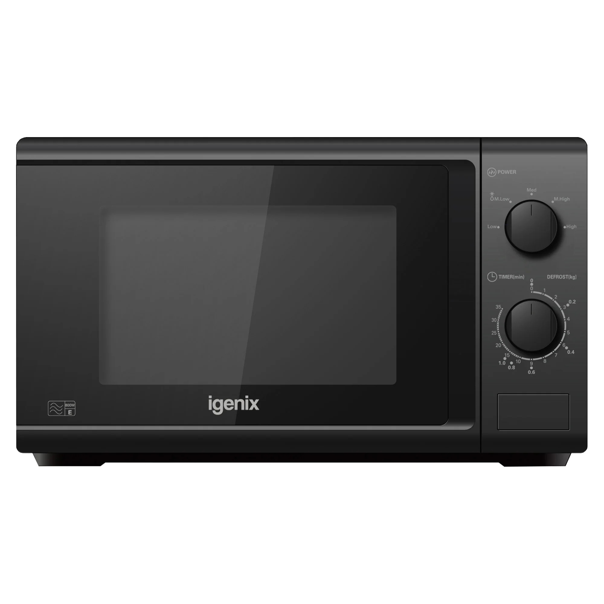 Igenix 20 Ltr Manual Microwave - Black thumbnail image