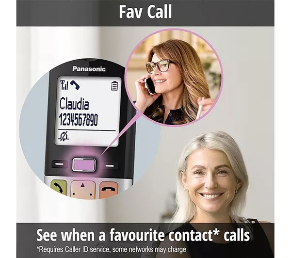 Panasonic Big Button Triple Phones With Answerphone thumbnail image