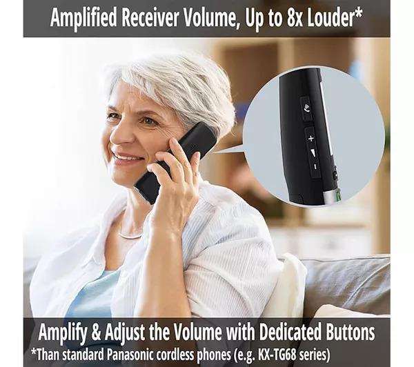 Panasonic Big Button Triple Phones With Answerphone thumbnail image