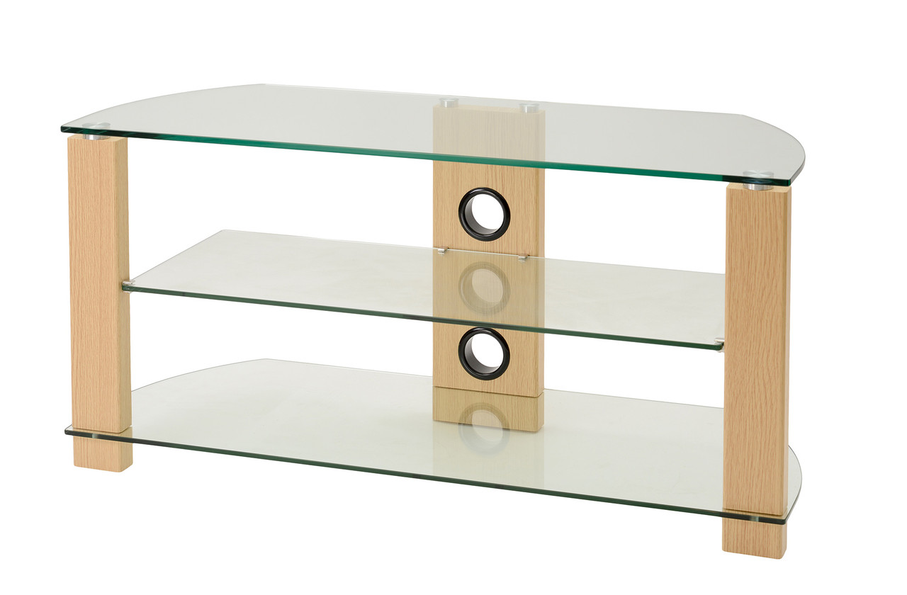TTAP Vision 1050mm Wide Up To 55" TV Stand - Oak thumbnail image