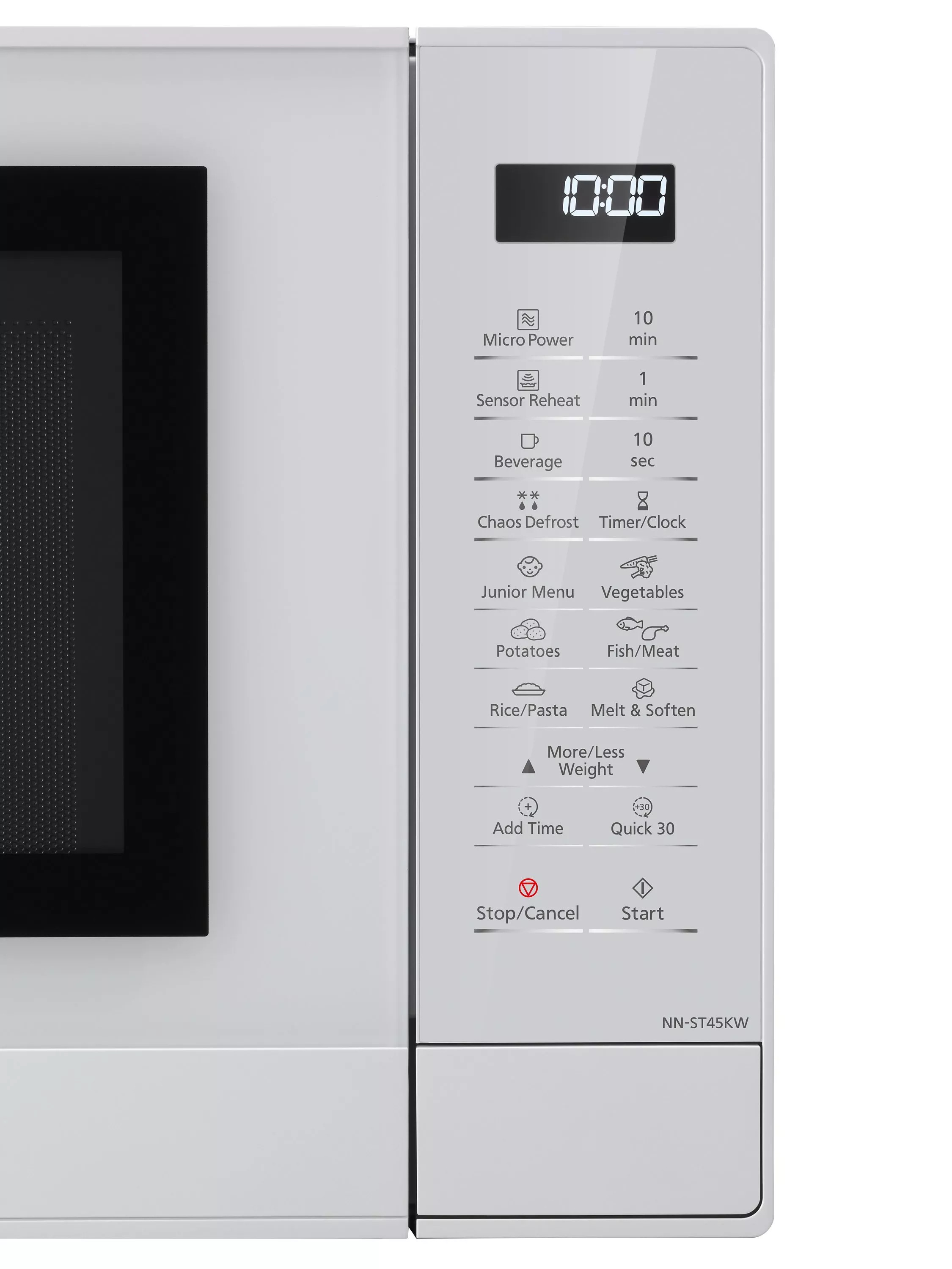 Panasonic 1000W 32Ltr Microwave Solo - White thumbnail image