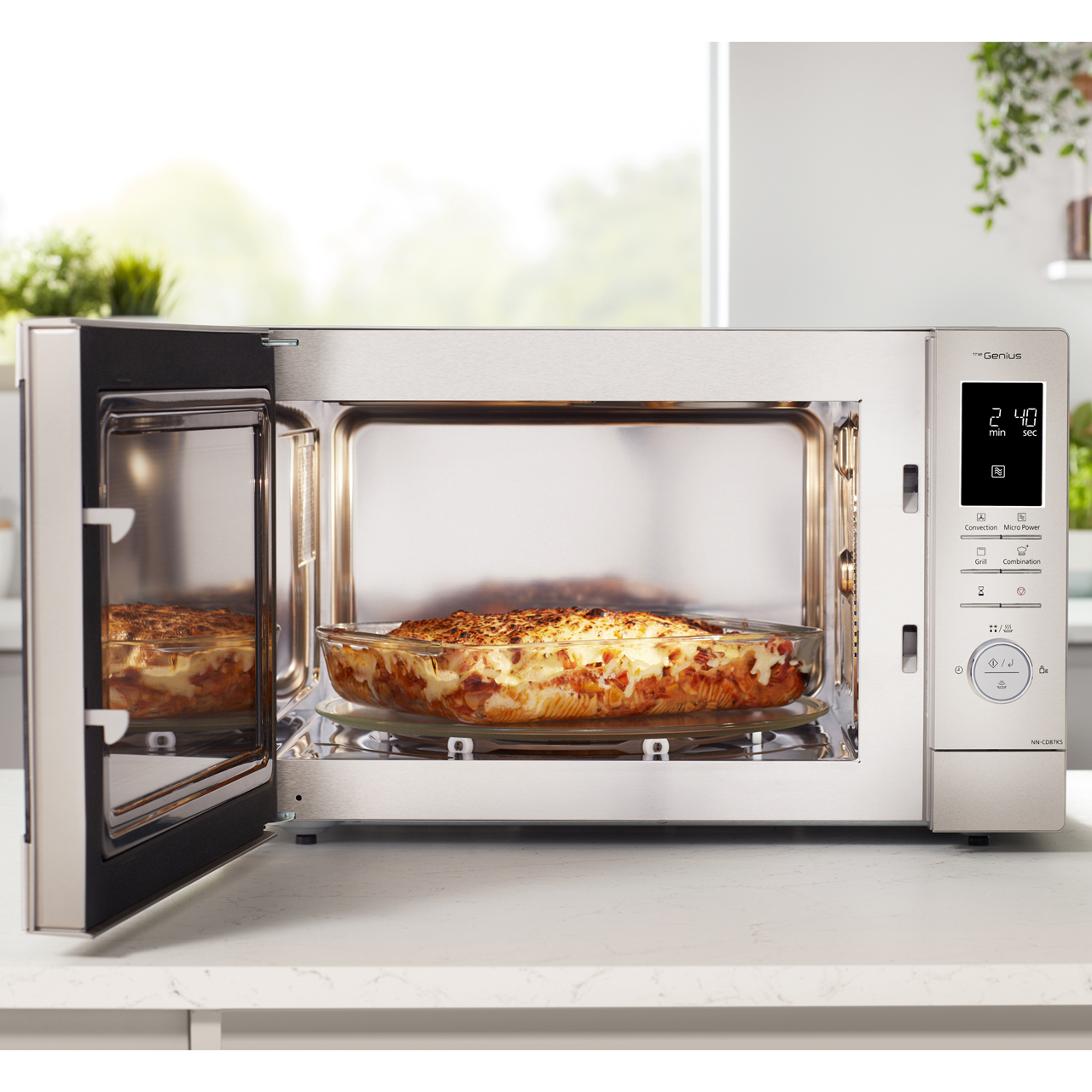 Panasonic 34 Ltr Combination Microwave Oven - Stainless Steel thumbnail image