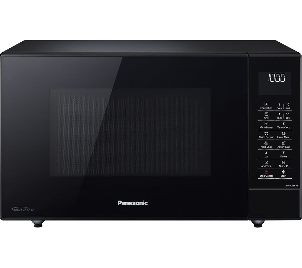 Panasonic 27 Ltr Slim Line Combi Microwave Oven (black) thumbnail image