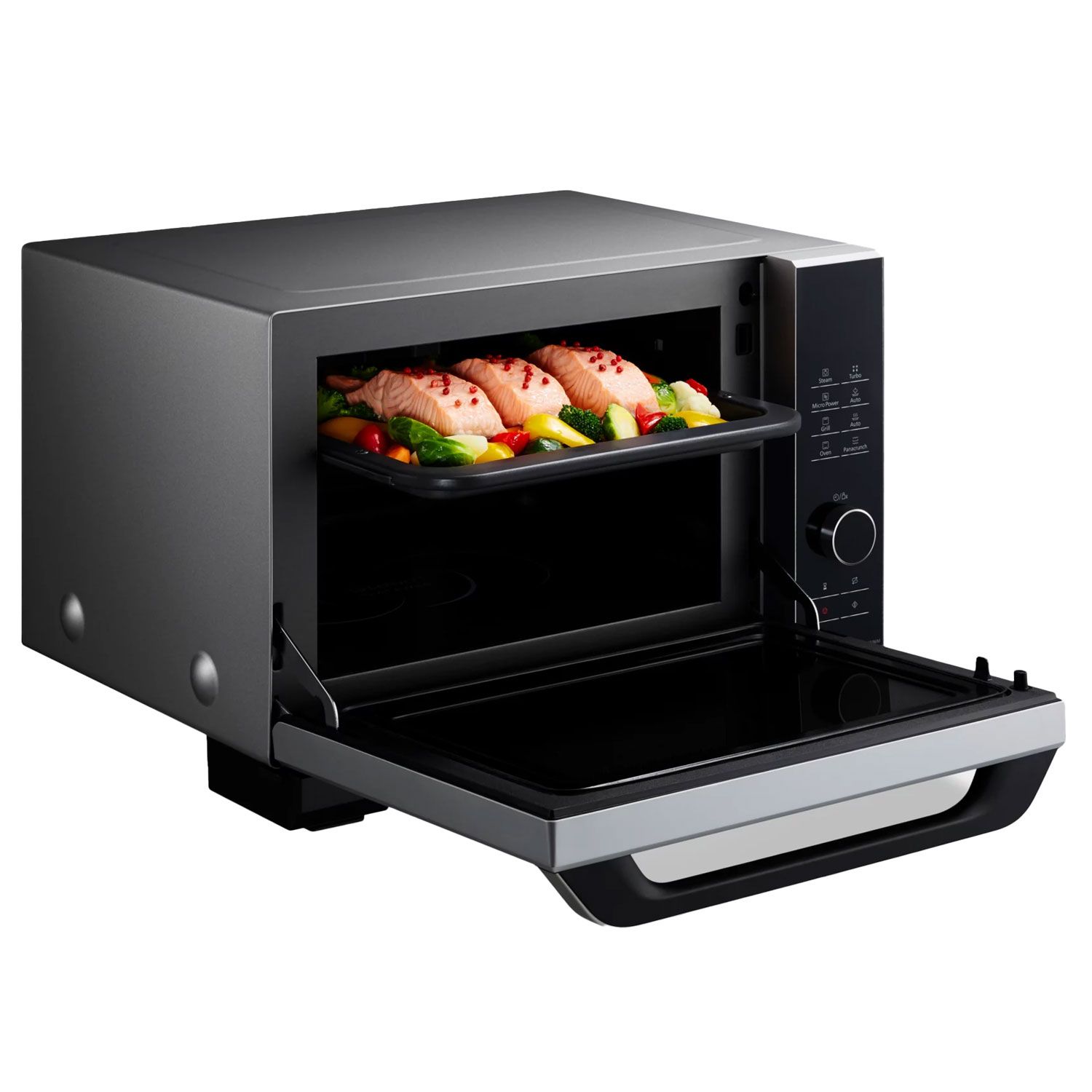 Panasonic 27 Ltr Steam Combi Microwave Oven - Black thumbnail image