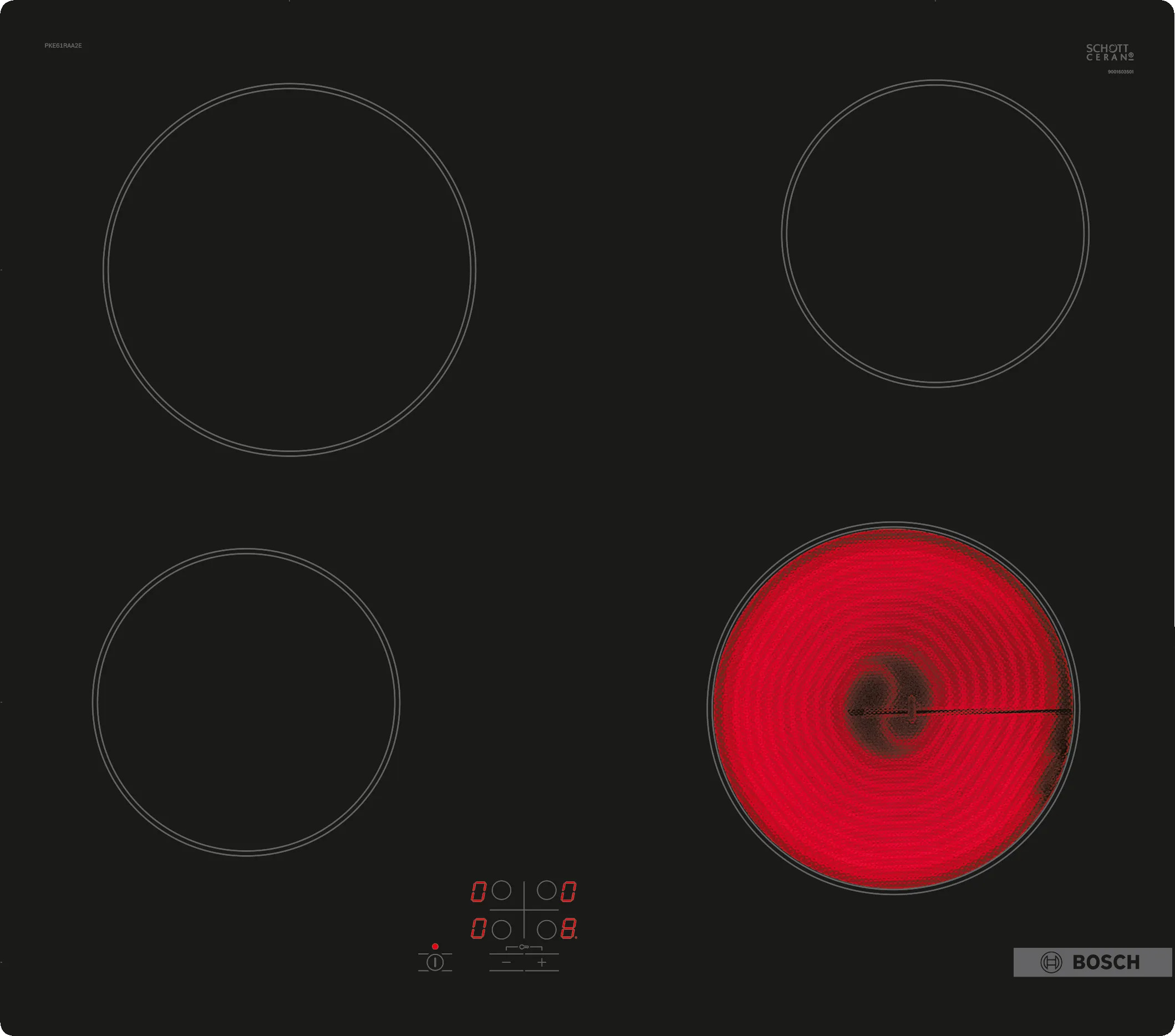 Bosch 60cm Ceramic Hob Touch control thumbnail image
