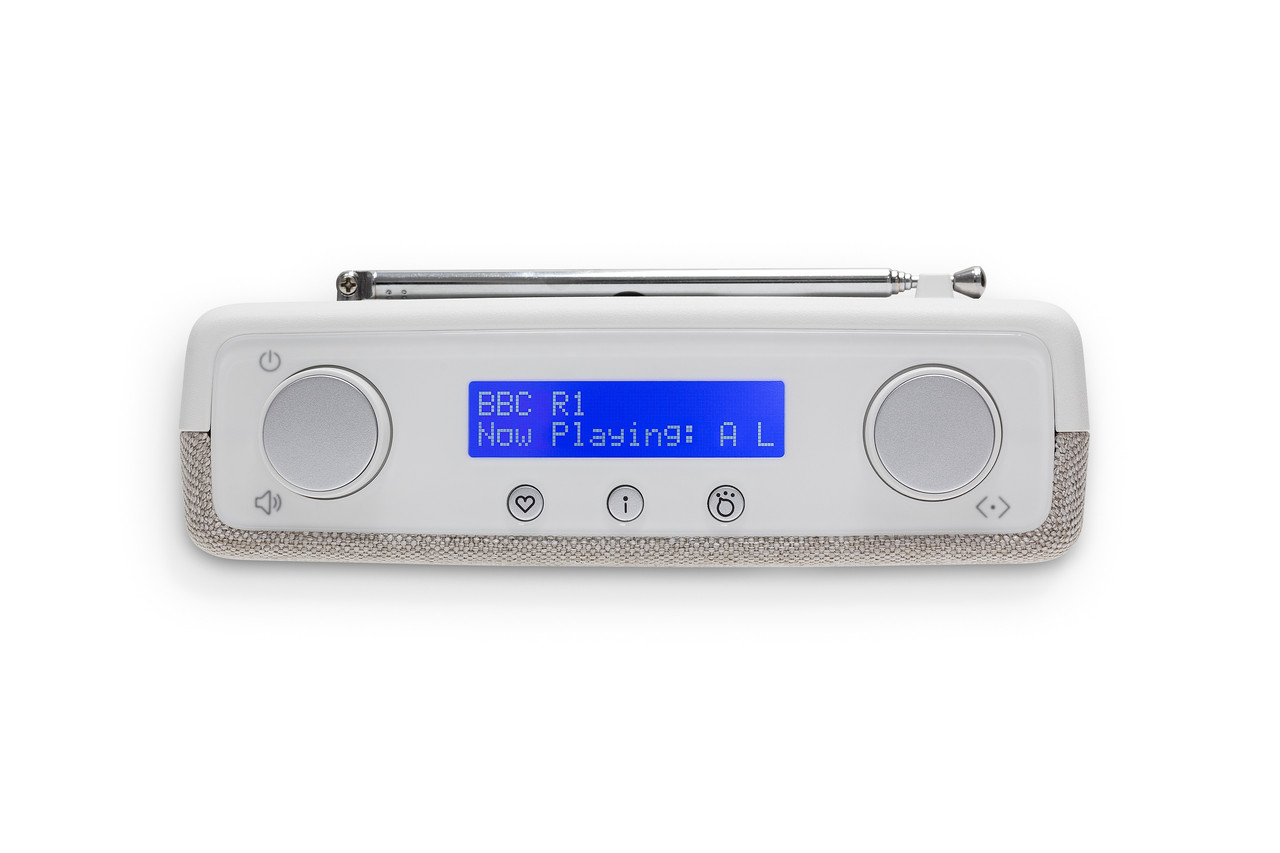 Roberts Radio Play FM Radio - White thumbnail image