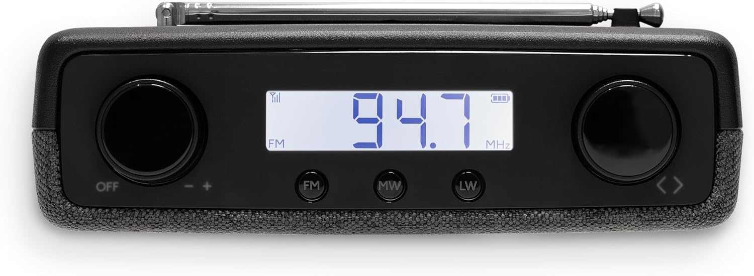 Roberts Radio Play FM Radio - Black thumbnail image