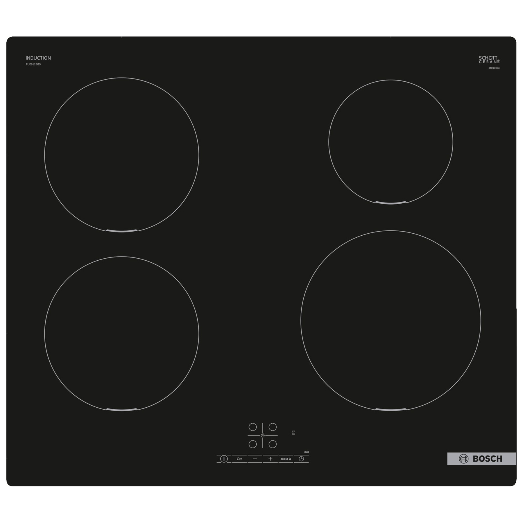 Bosch 60cm Induction Hob Plug & Play - Black thumbnail image