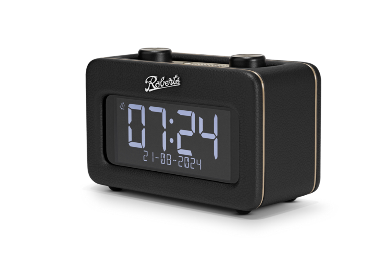 Roberts Radio Clock Radio - DAB / FM / Bluetooth - Black thumbnail image