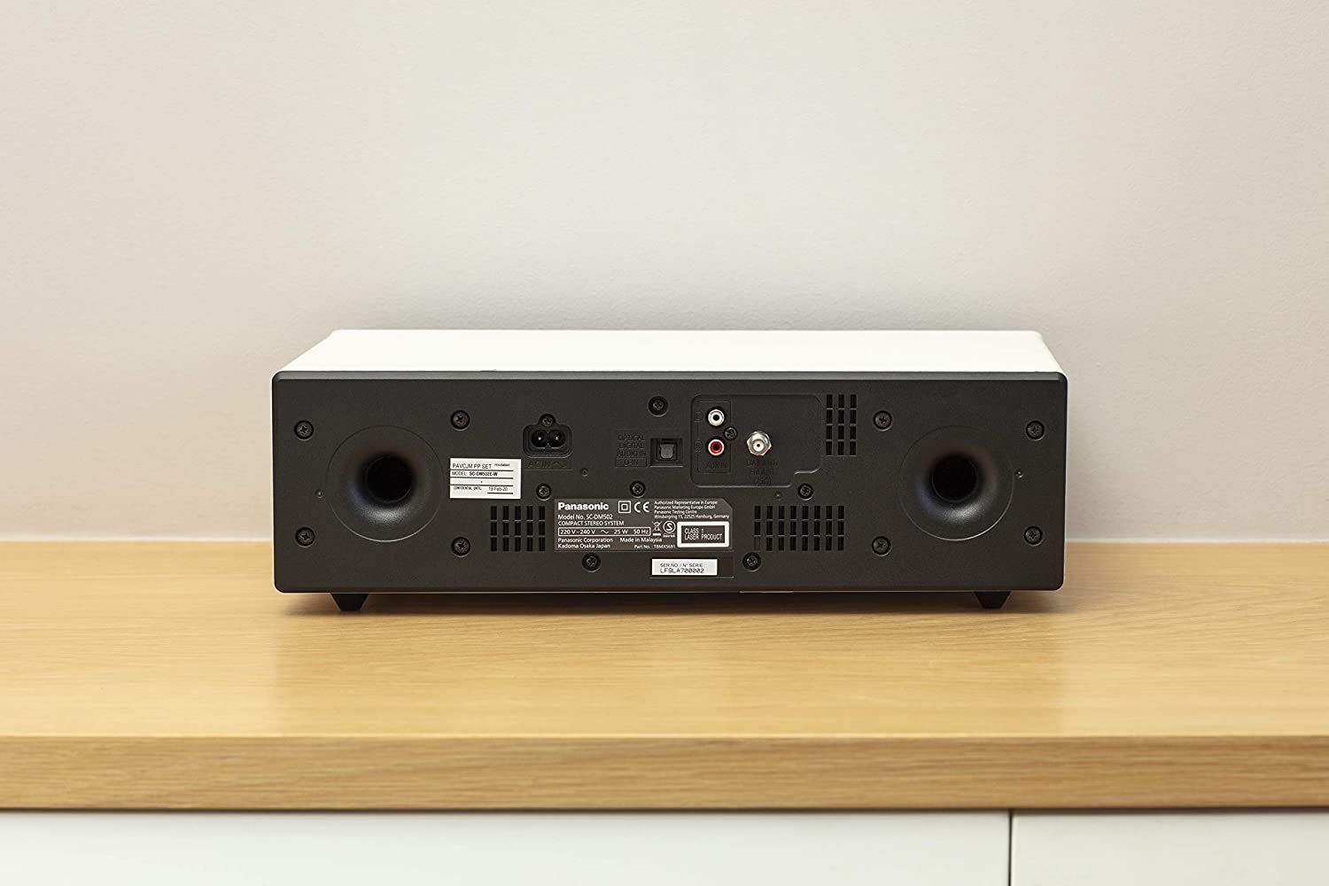 Panasonic CD Stereo System DAB Radio (white) thumbnail image