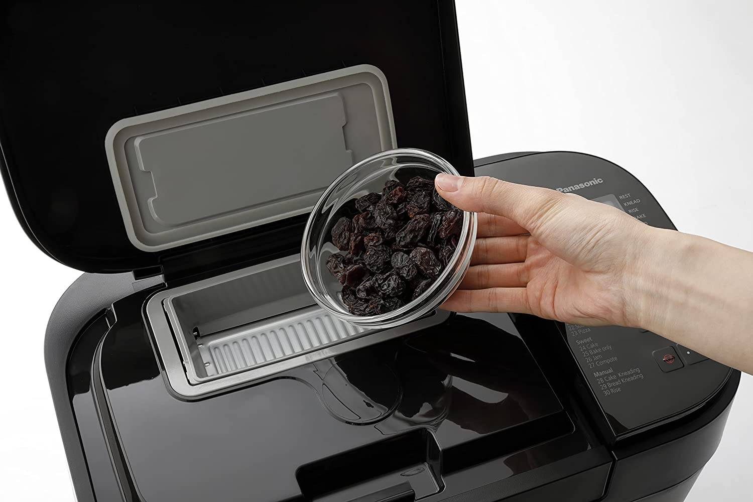 Panasonic Automatic Breadmaker With Raisin & Nut Dispenser - Black thumbnail image
