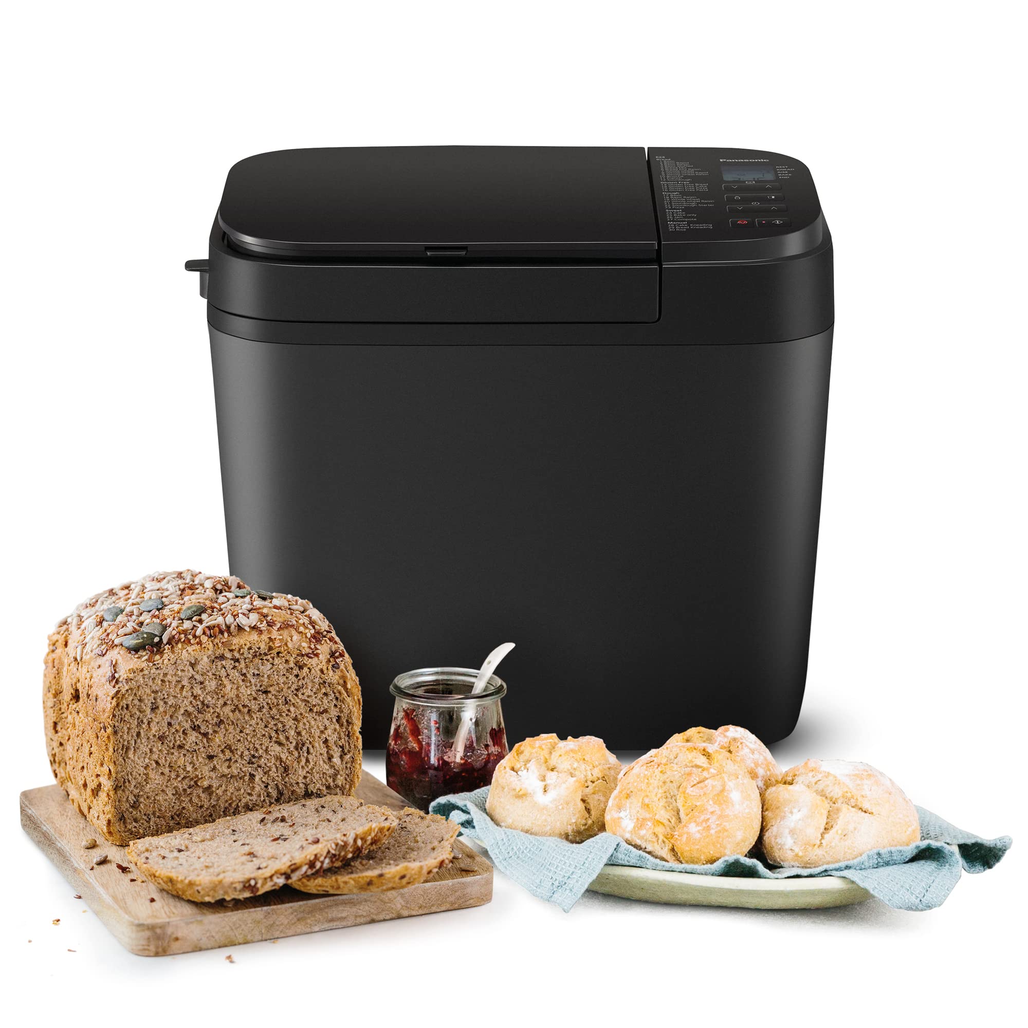 Panasonic Automatic Breadmaker With Raisin & Nut Dispenser - Black thumbnail image