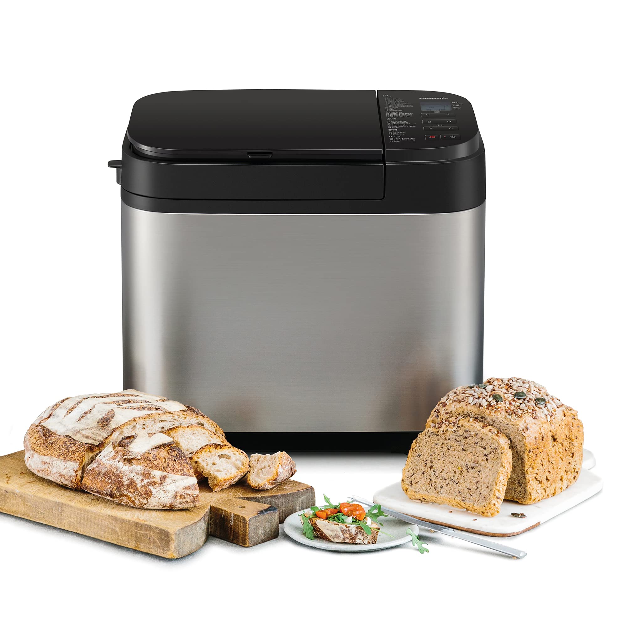 SDYR2550SXC  Panasonic Fully Automatic Breadmaker With Raisin & Nut Dispenser - Silver thumbnail image