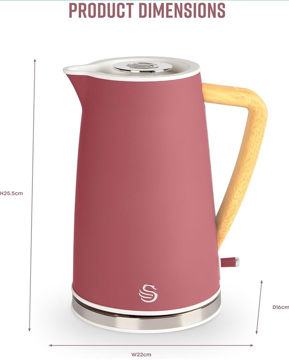 Swan Jug Kettle - Fuchsia Rose thumbnail image