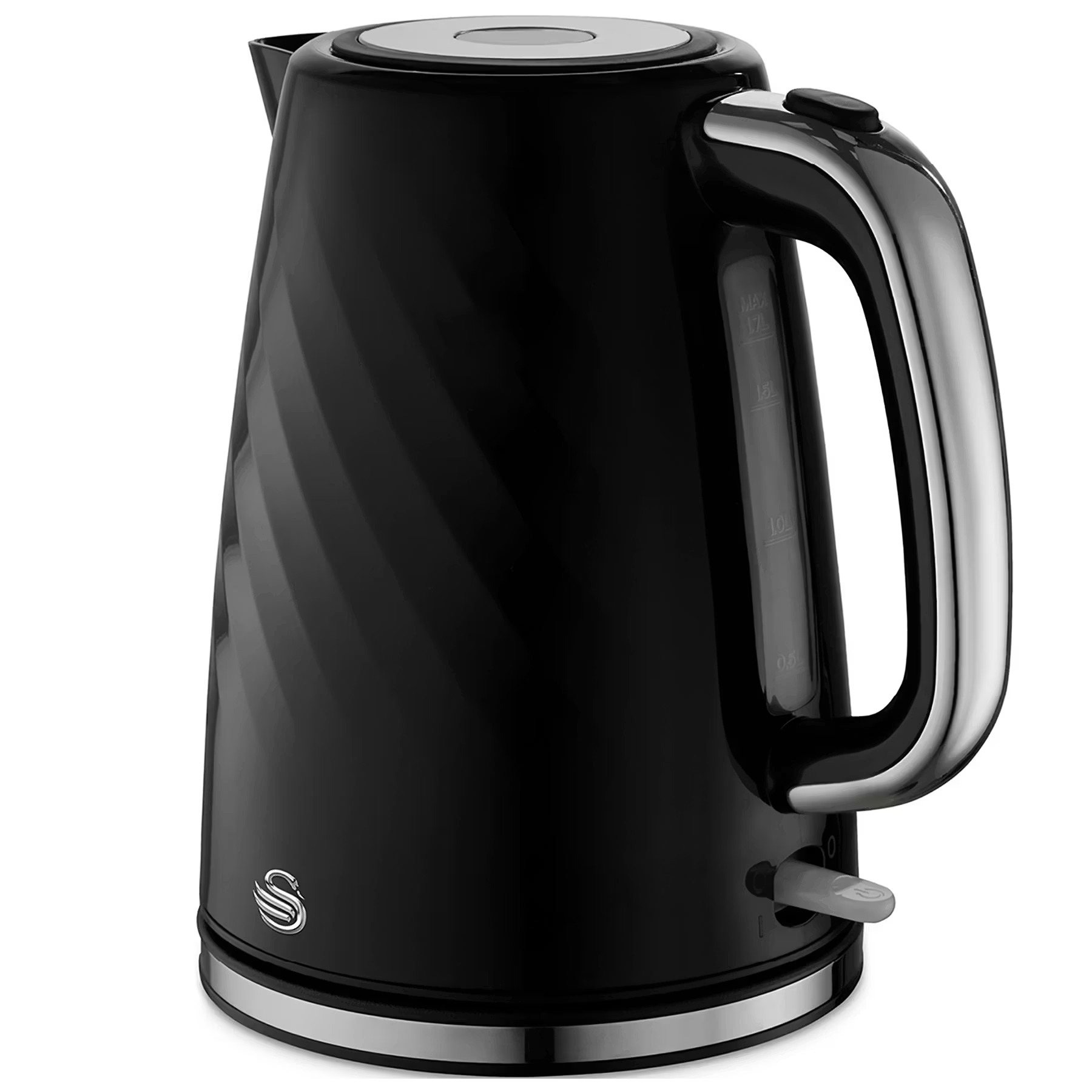 Swan Jug Kettle - Black thumbnail image