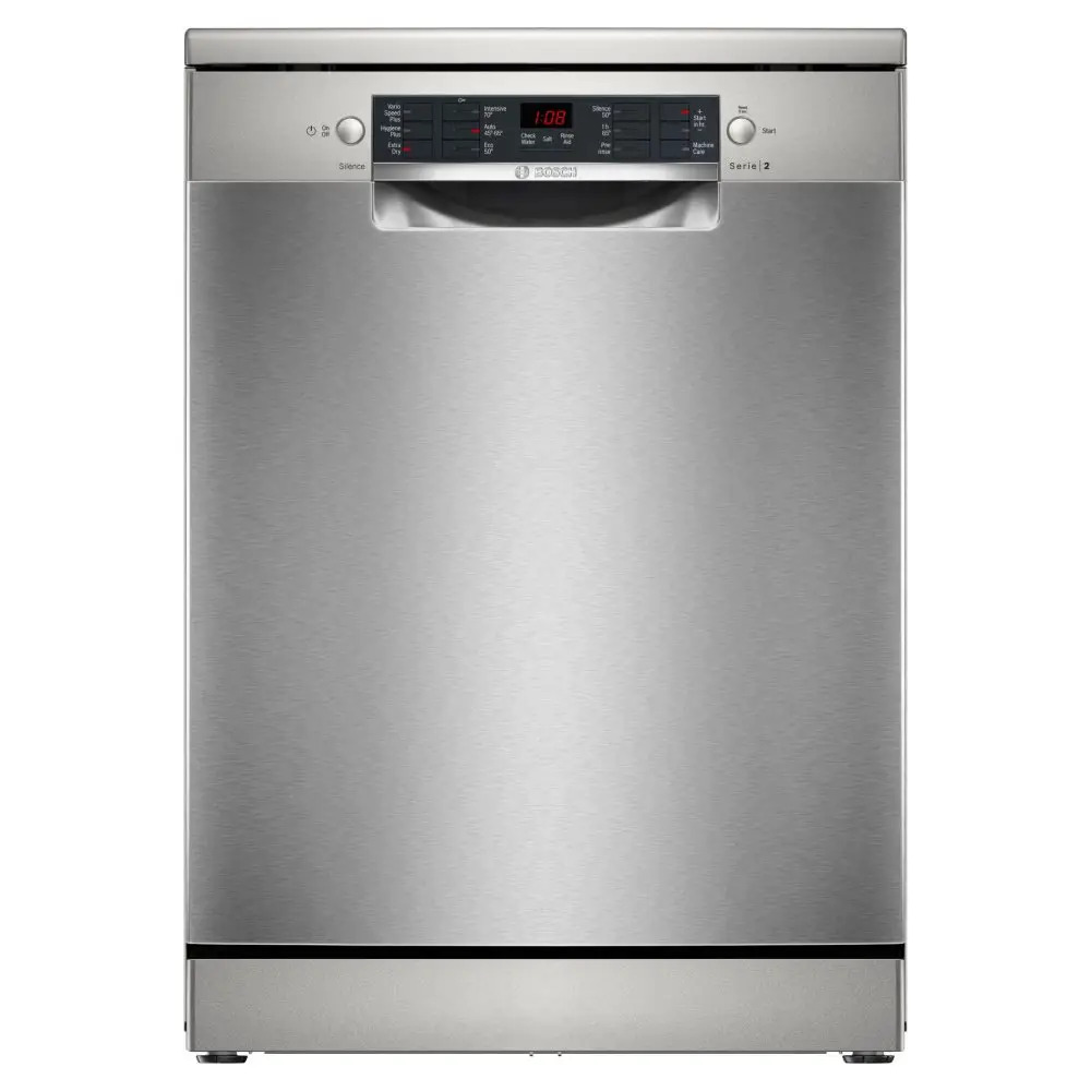 Bosch 12 Place Full Size Dishwasher - Silver thumbnail image