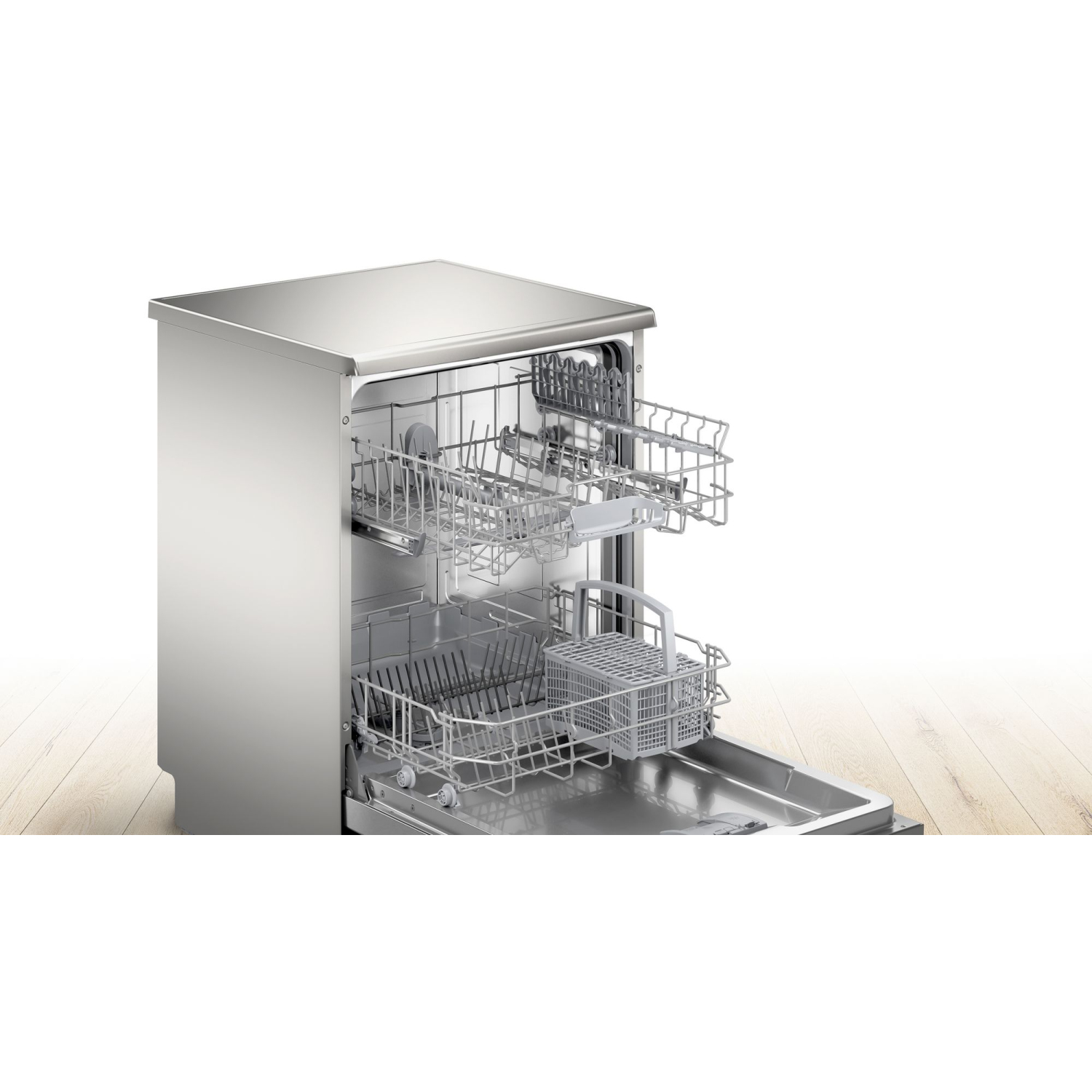 Bosch 12 Place Full Size Dishwasher - Silver thumbnail image