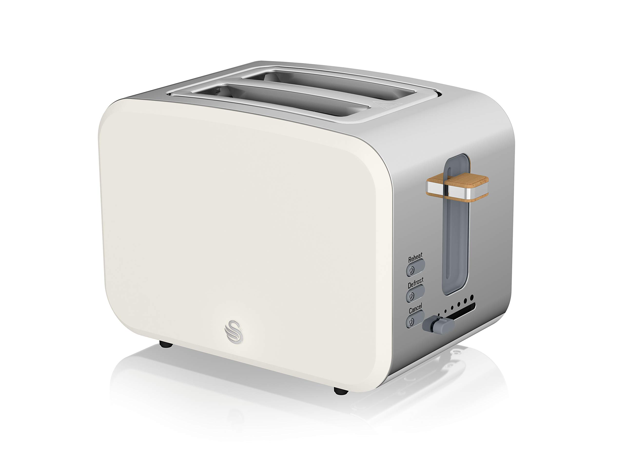 Swan 2 Slice Toaster - White thumbnail image