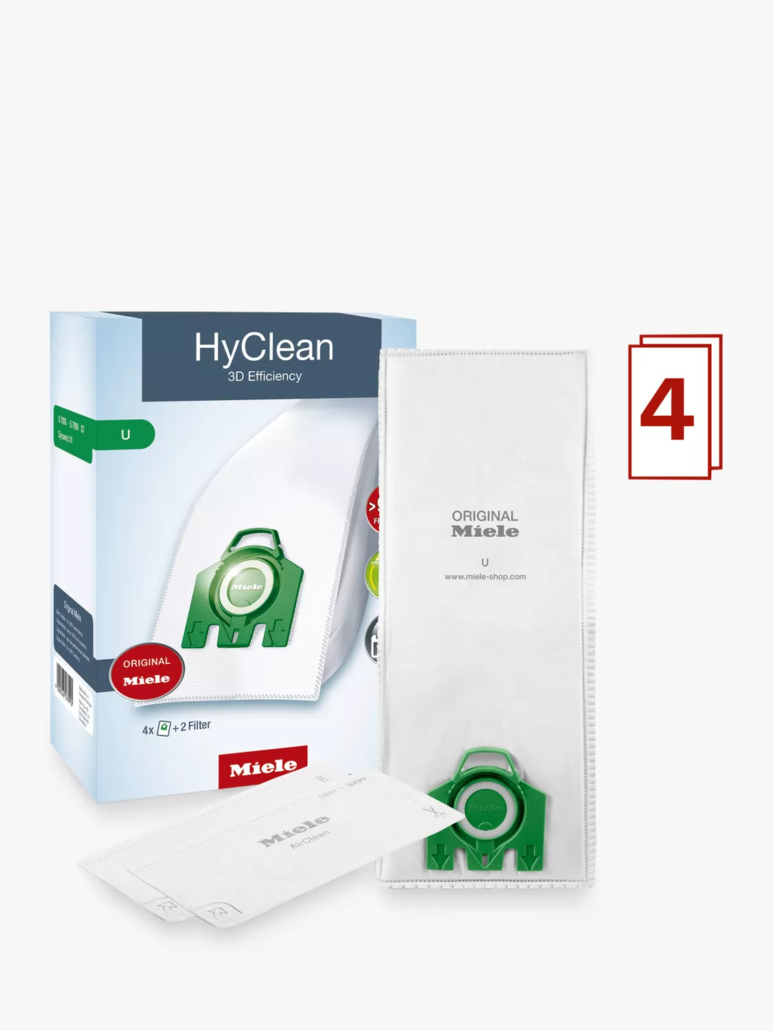 Miele 3D U Vacuum Bags thumbnail image