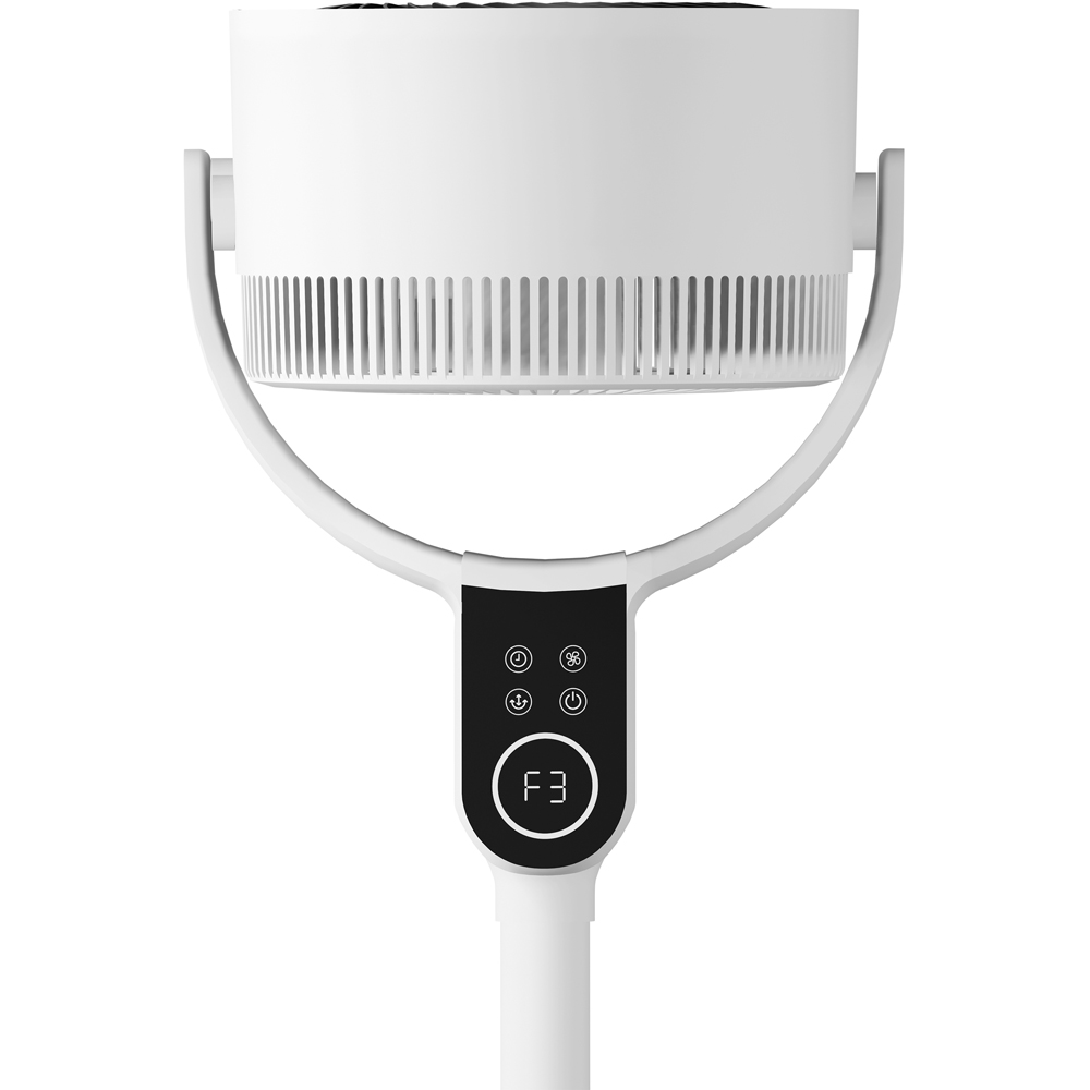 Vybra VS001-OF Dual Height Tilt & Swing Oscillating Fan - White thumbnail image
