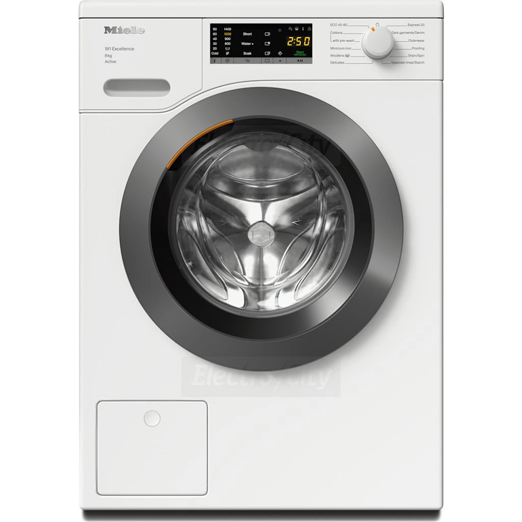 Miele 8kg 1400 Spin Washing Machine - White thumbnail image