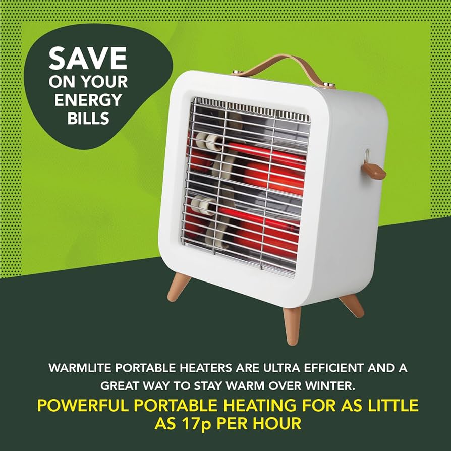 Warmlite 550W Infrared Desk Heater - Cream thumbnail image